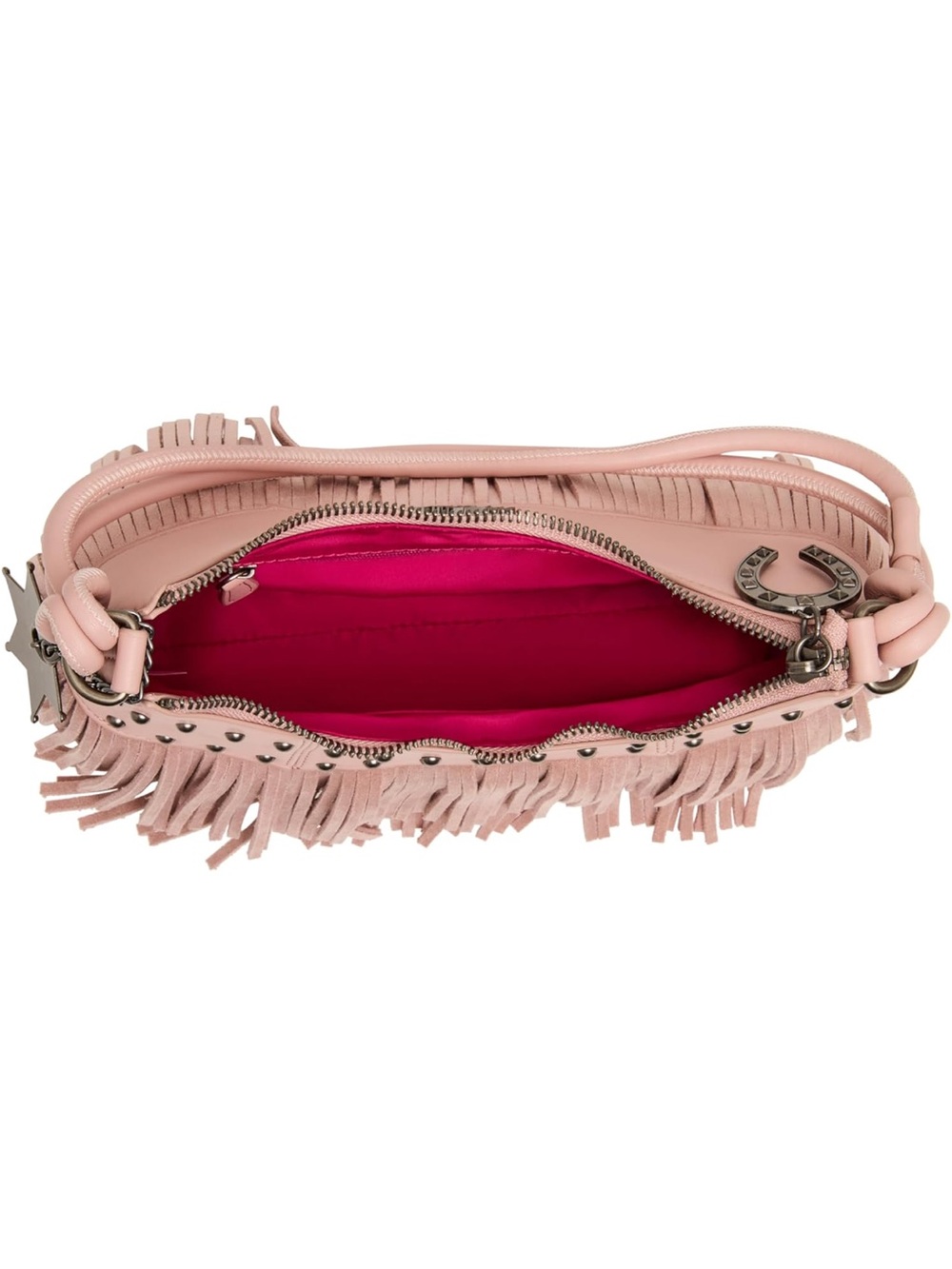 Betsey Johnson Fringe Benefits Bag NWT - Picture 4 of 5